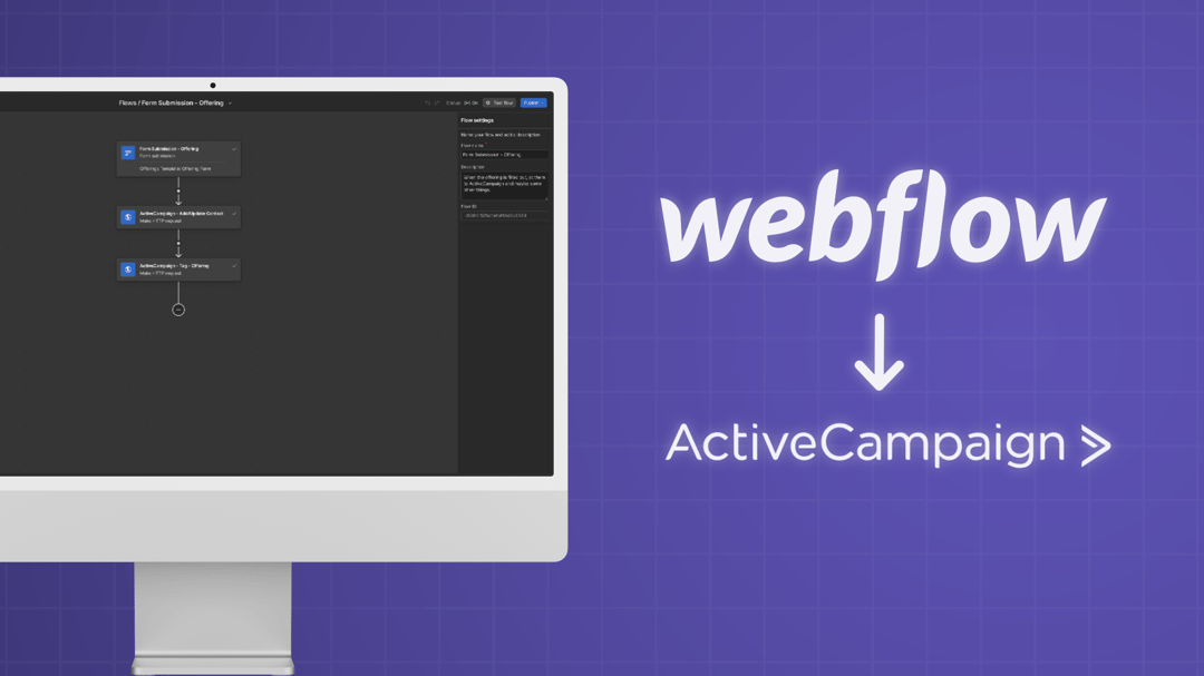 "Webflow ActiveCampaign"