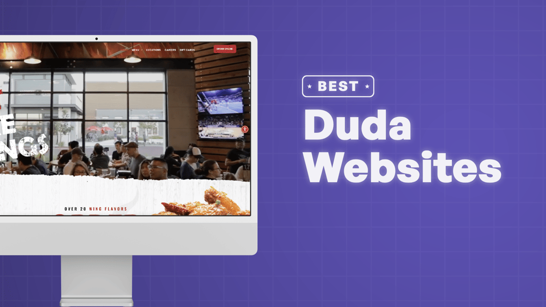 "Best Duda Website" with Duda website examples