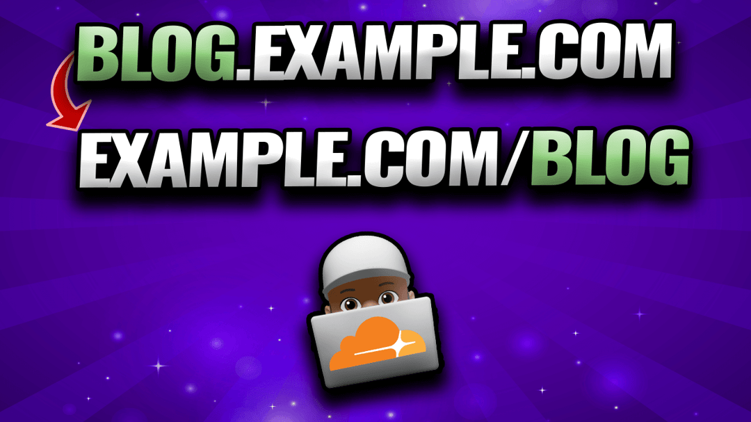 "Blog.example.com to example.com/blog" using subdomain as subdirectory Cloudflare