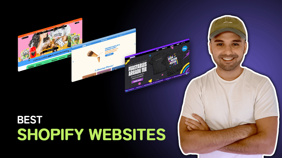 "Best Websites on Shopify" with screenshots of the websites on Shopify