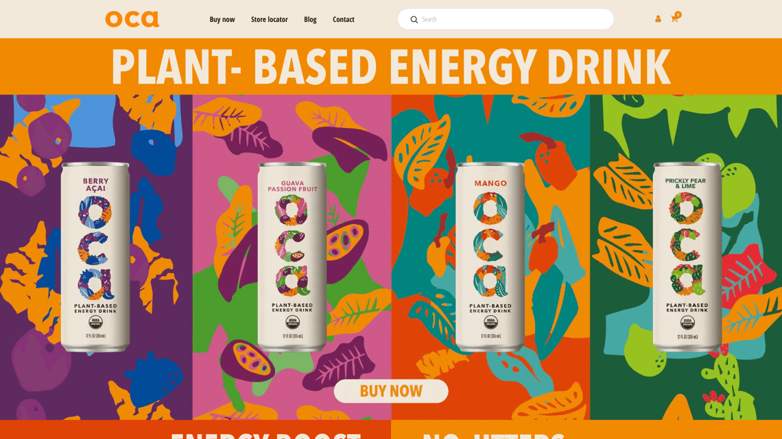 OCA Plant Based Energy Drink