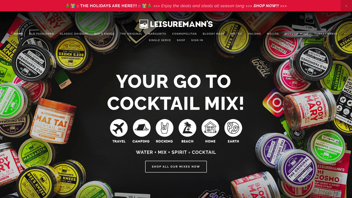 Leisuremann's Cocktail Mixes