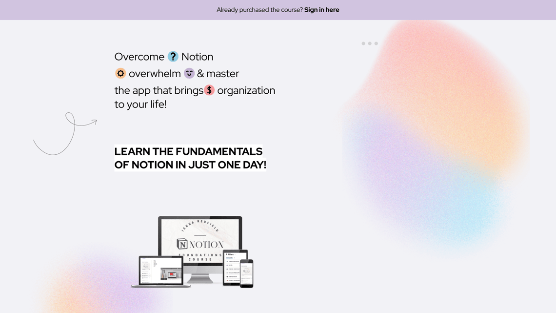 Notion Foundations Course