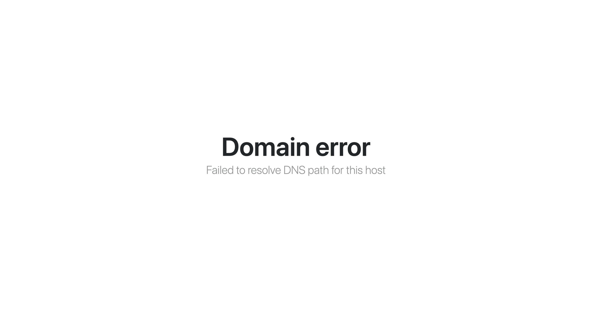 Ghost SSL/DNS Domain Error 