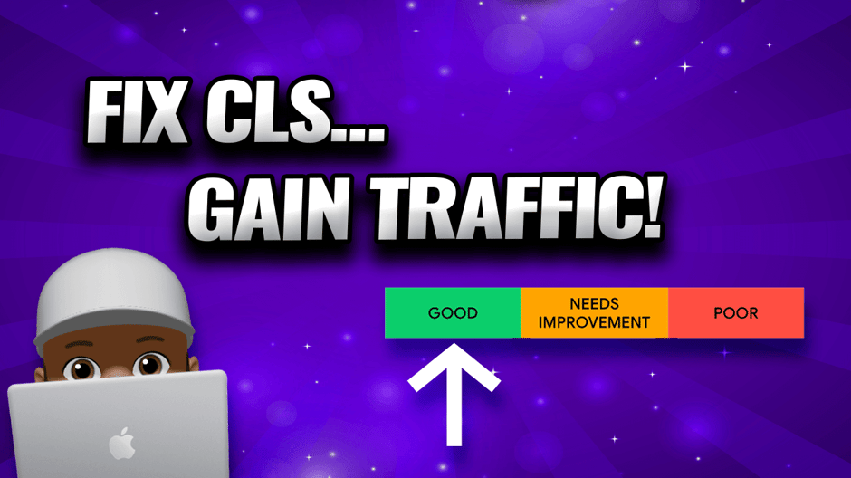 "Fix CLS Issues, Gain Traffic" with good score selected