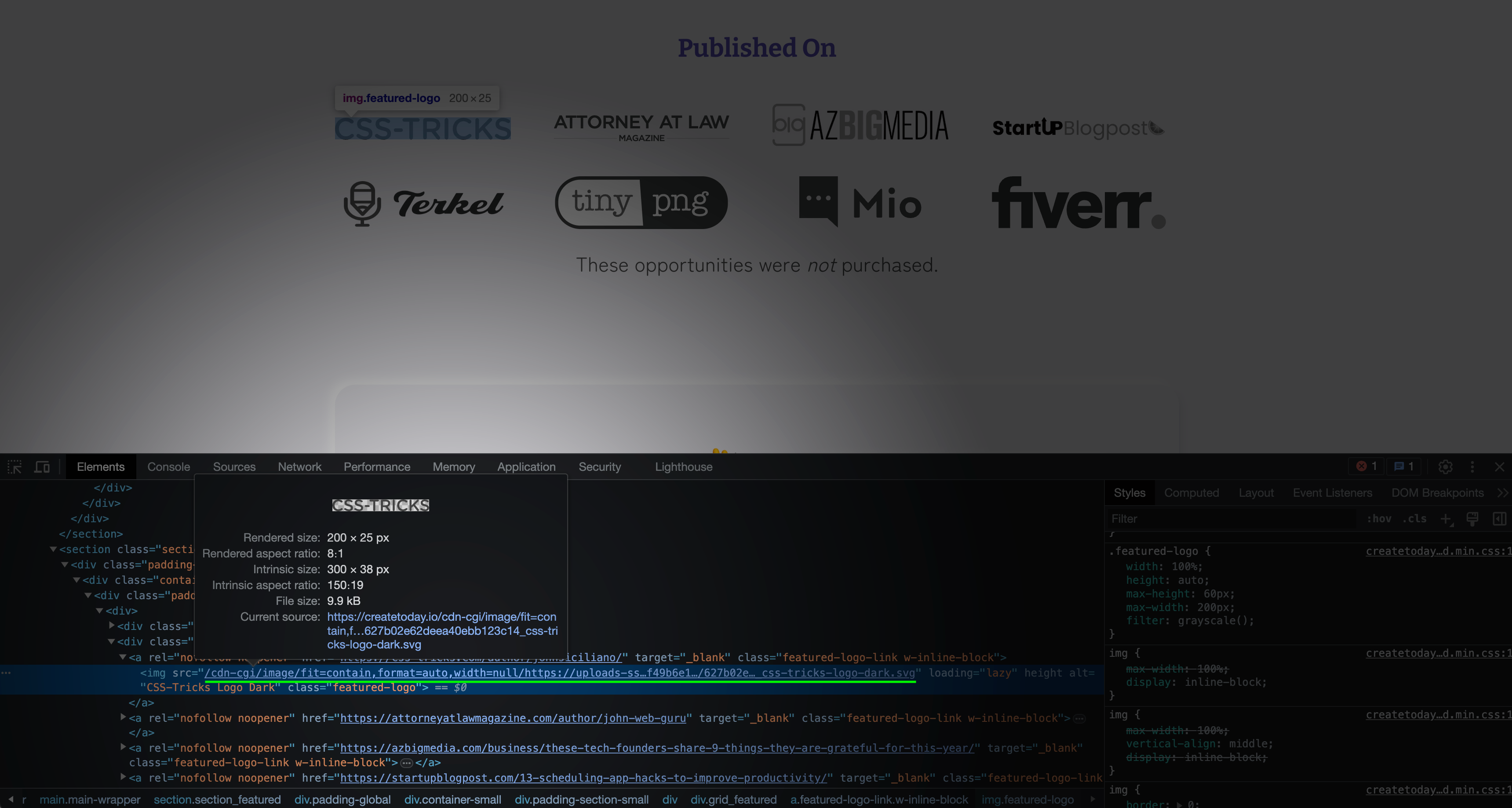 Webflow site using Cloudflare Image Resizing