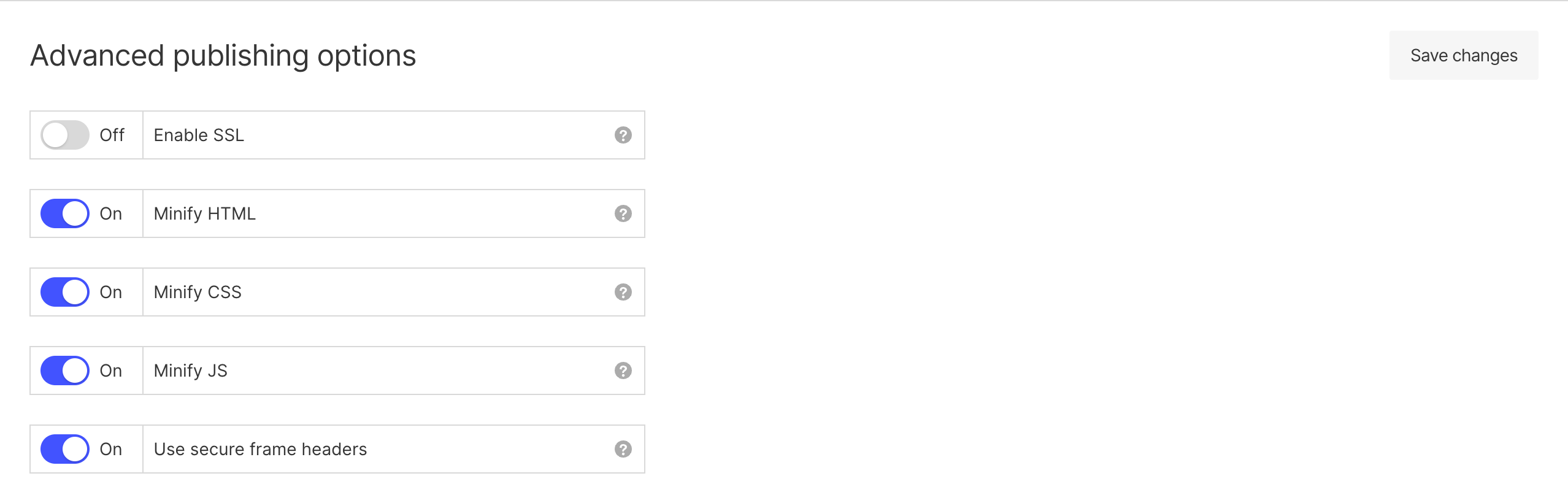 SSL disabled on Webflow