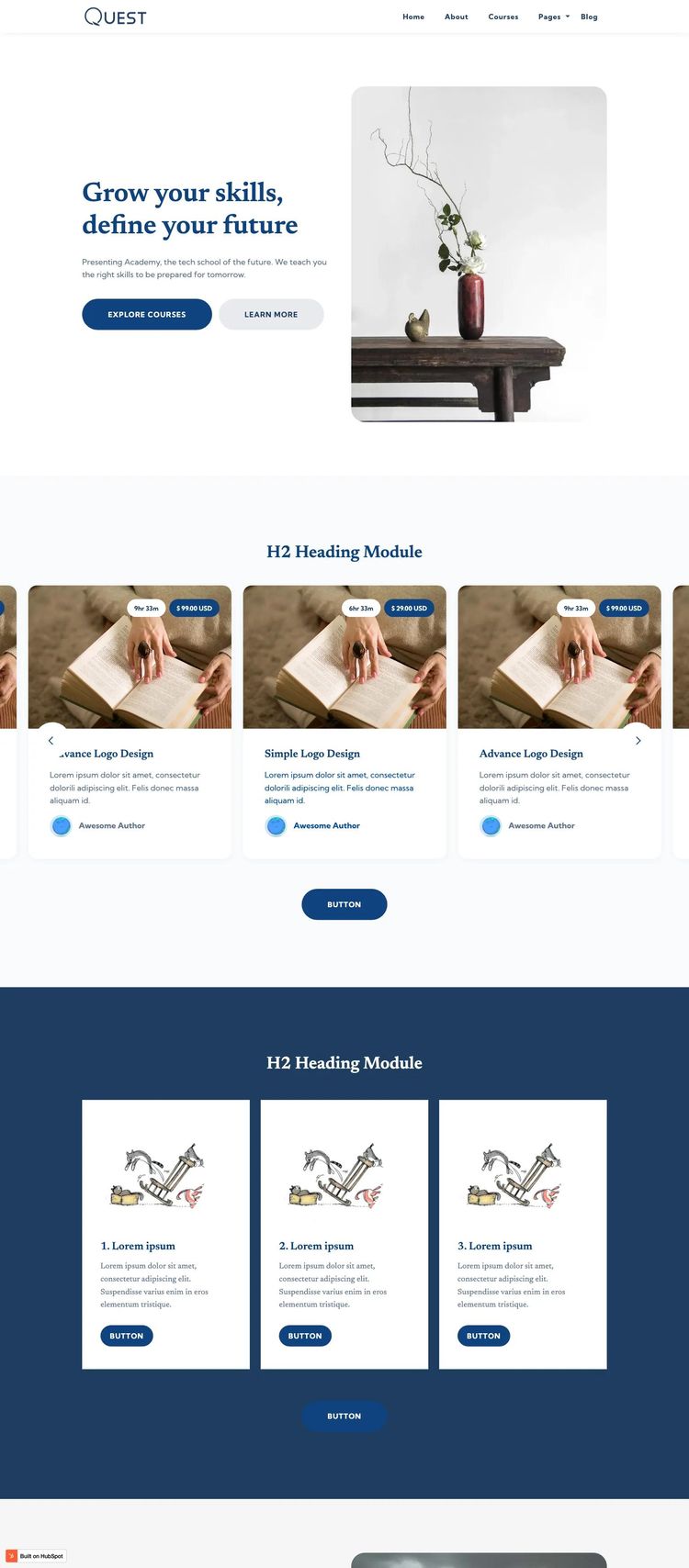 Screenshot 1 of Quest Template