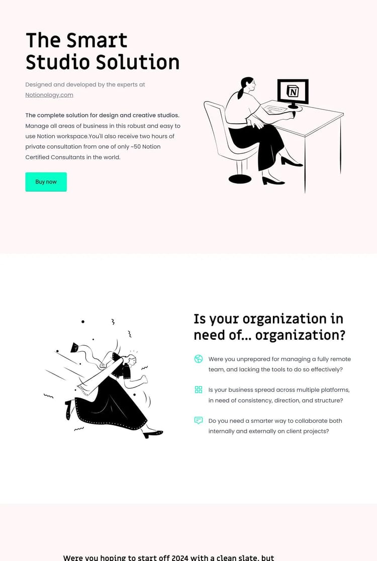 Screenshot 1 of The Smart Studio Solution (Example ThriveCart Website)