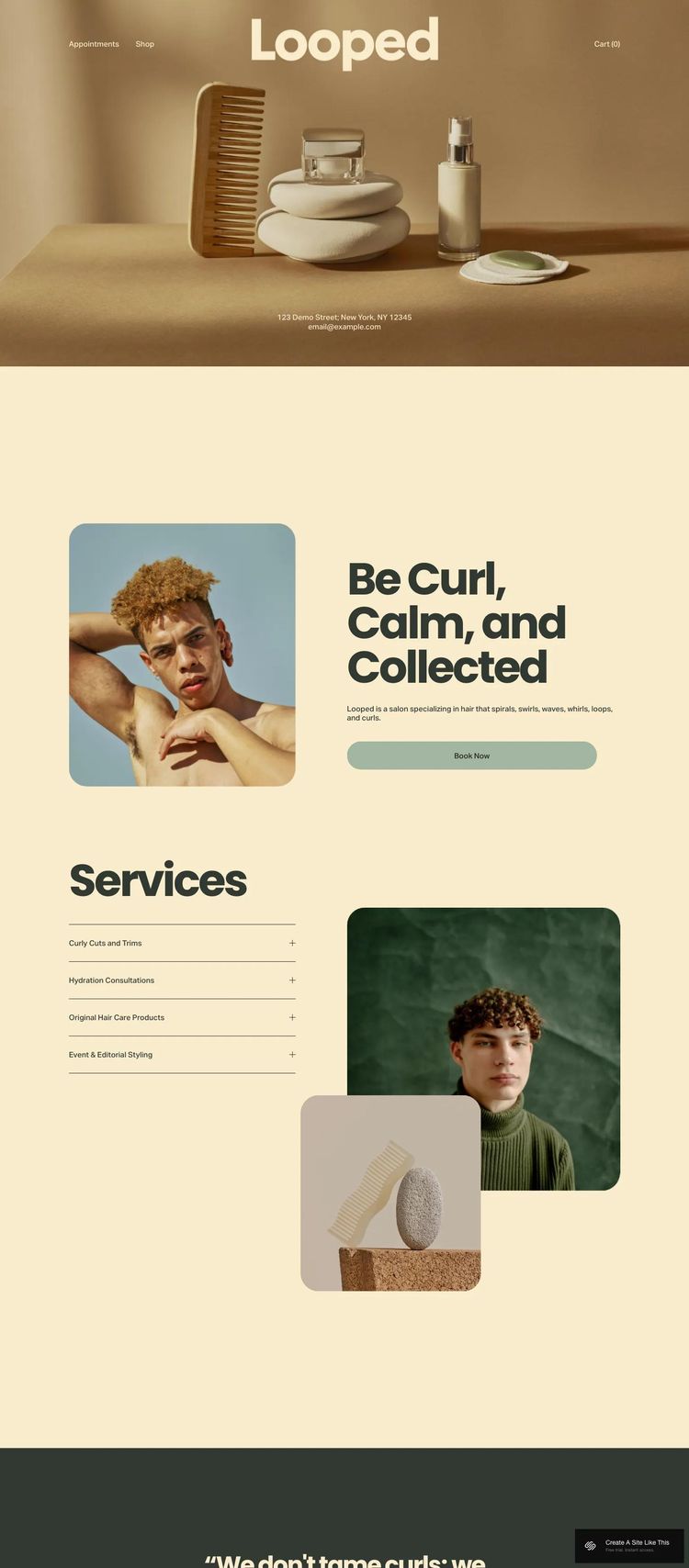 Screenshot 1 of Looped Template