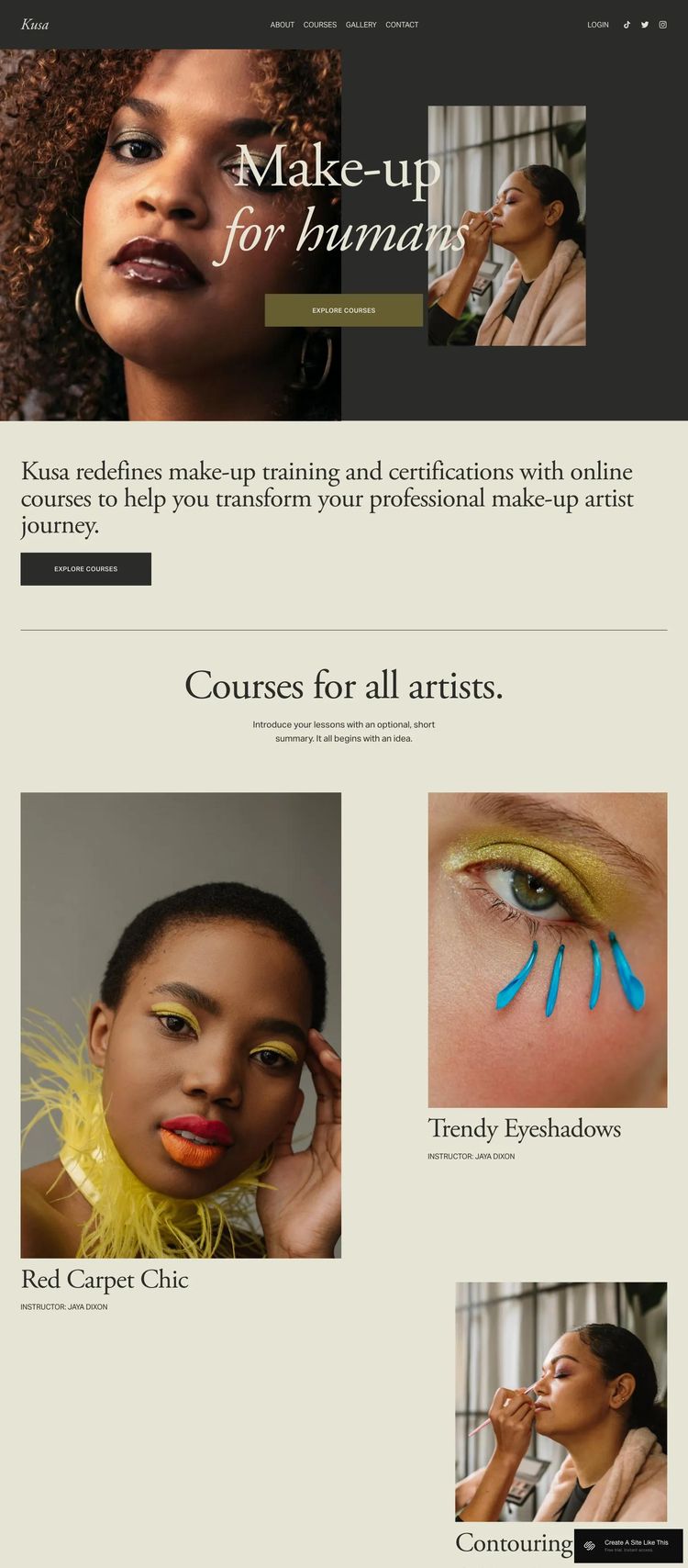 Screenshot 1 of Kusa Template