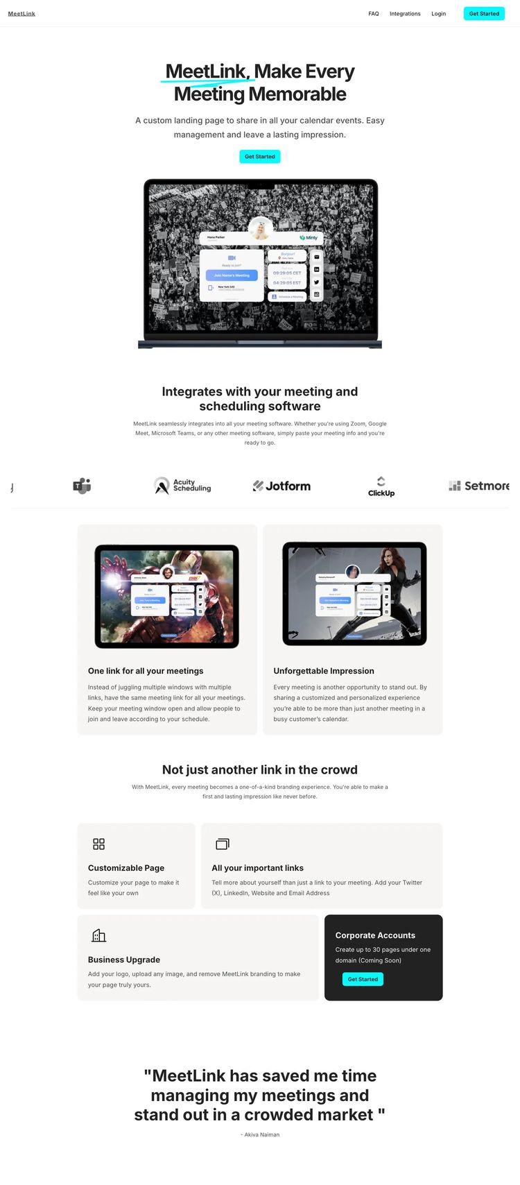 Screenshot 2 of Votintsev (Example Framer SOftware Development Website)
