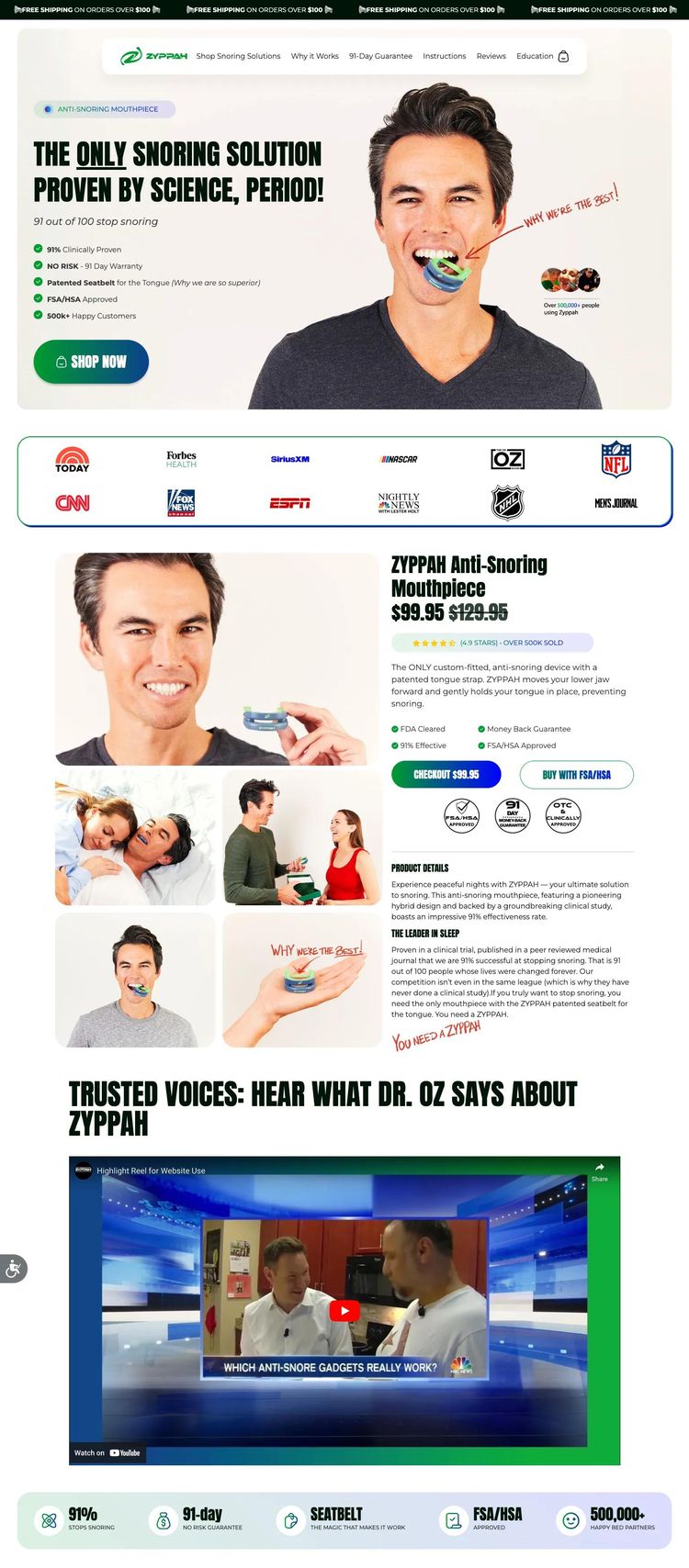Screenshot 2 of Zyppah (Example undefined Alternative Medicine Website)
