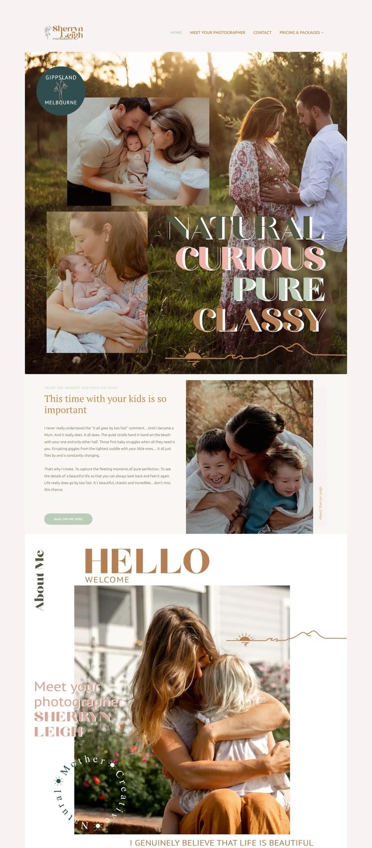 Screenshot 2 of Sherryn Leigh Photography (Example WordPress Photography Website)