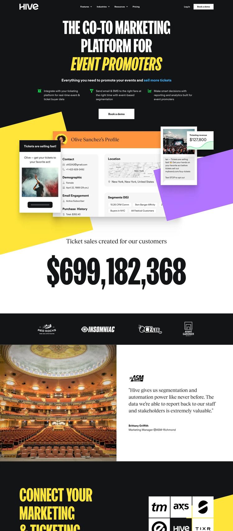 Screenshot 2 of Hive (Example Webflow Marketing Agency Website)