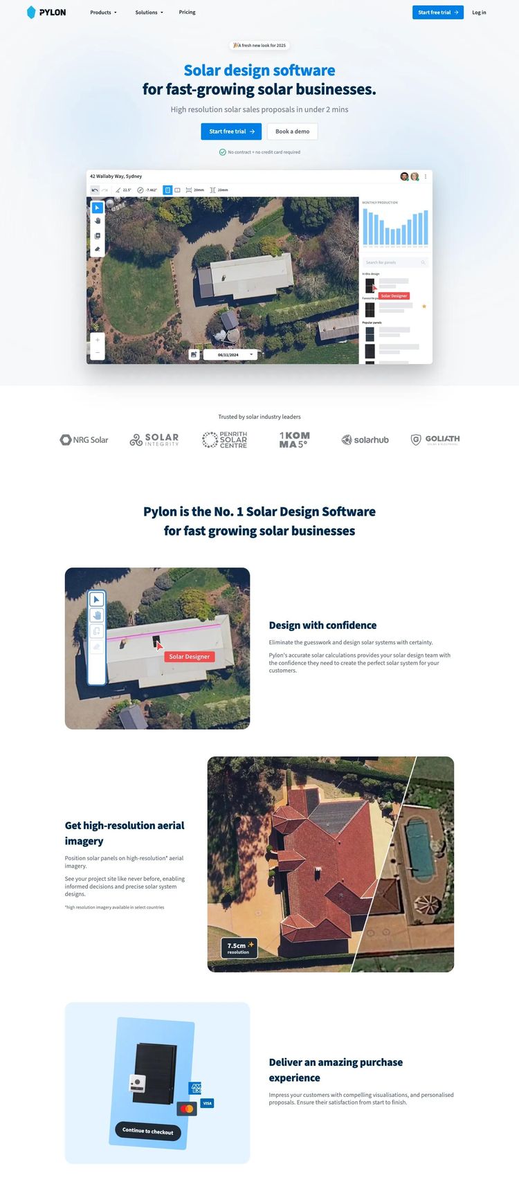 Screenshot 2 of Pylon (Example undefined Solar Website)