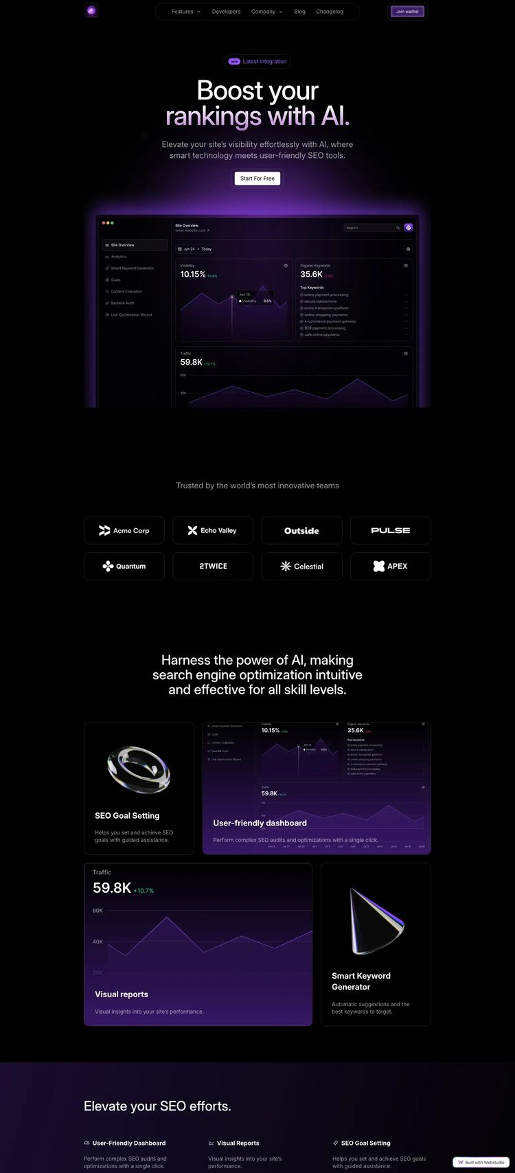 Screenshot 1 of Ascend Template