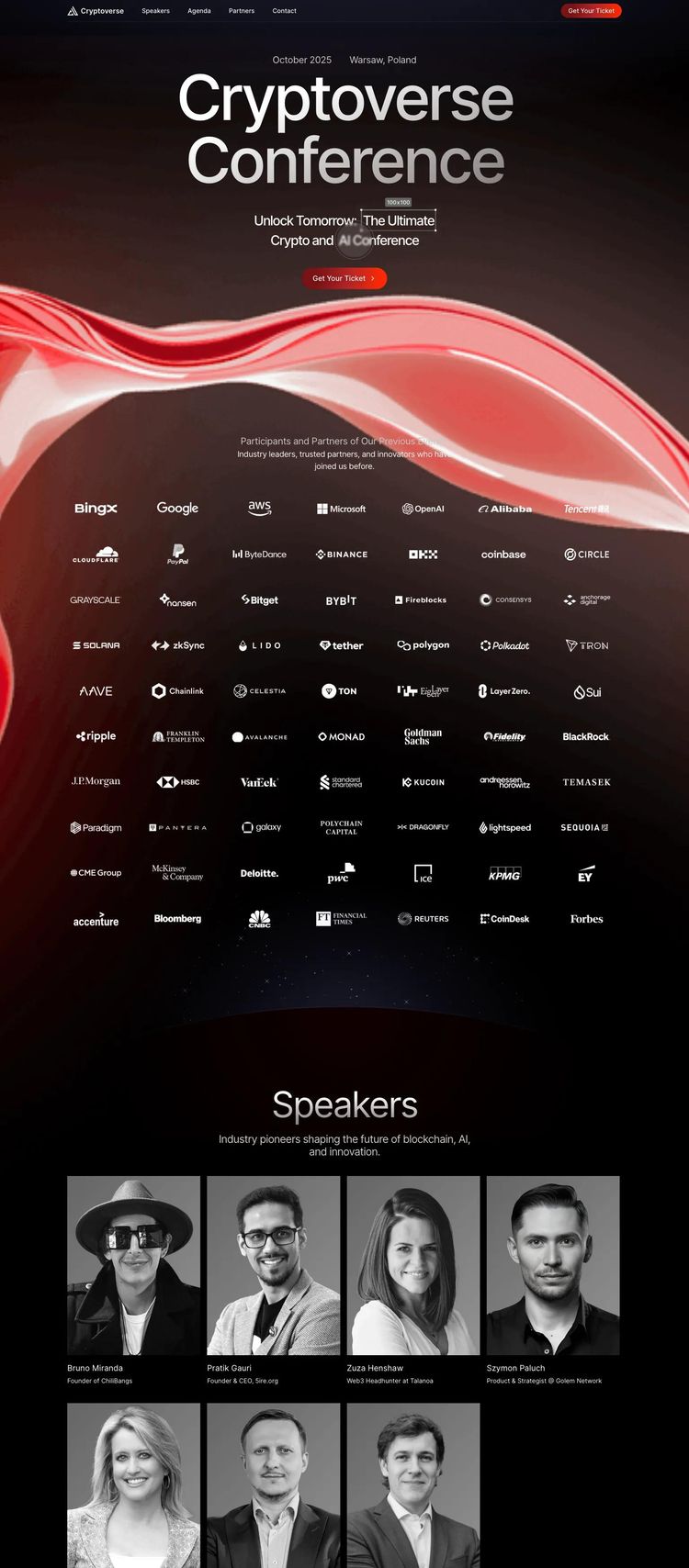 Screenshot 2 of Cryptoverse (Example Webflow Cryptocurrency Website)
