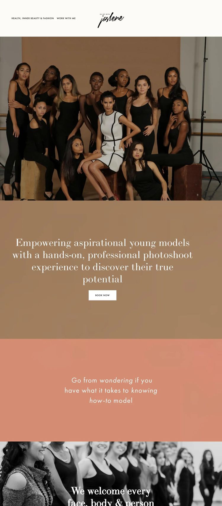 Screenshot 2 of OSWJ (Example Squarespace Photography Website)