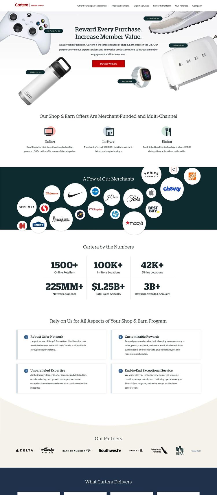 Screenshot 2 of Cartera (Example Squarespace Ecommerce (General) Website)