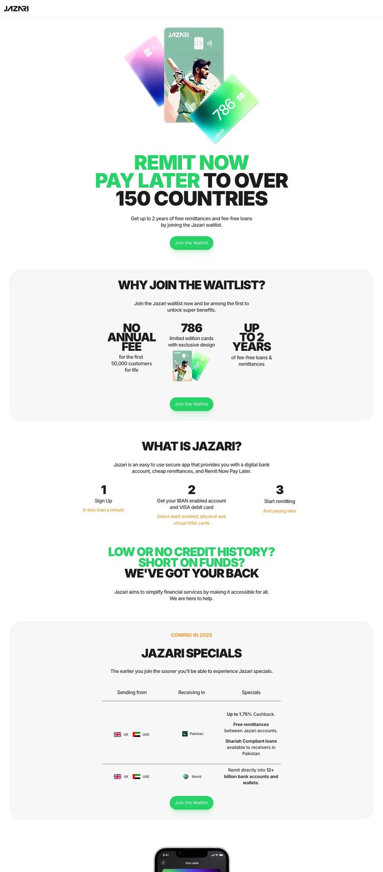 Screenshot 2 of Jazari (Example Framer Financial Advisor Website)