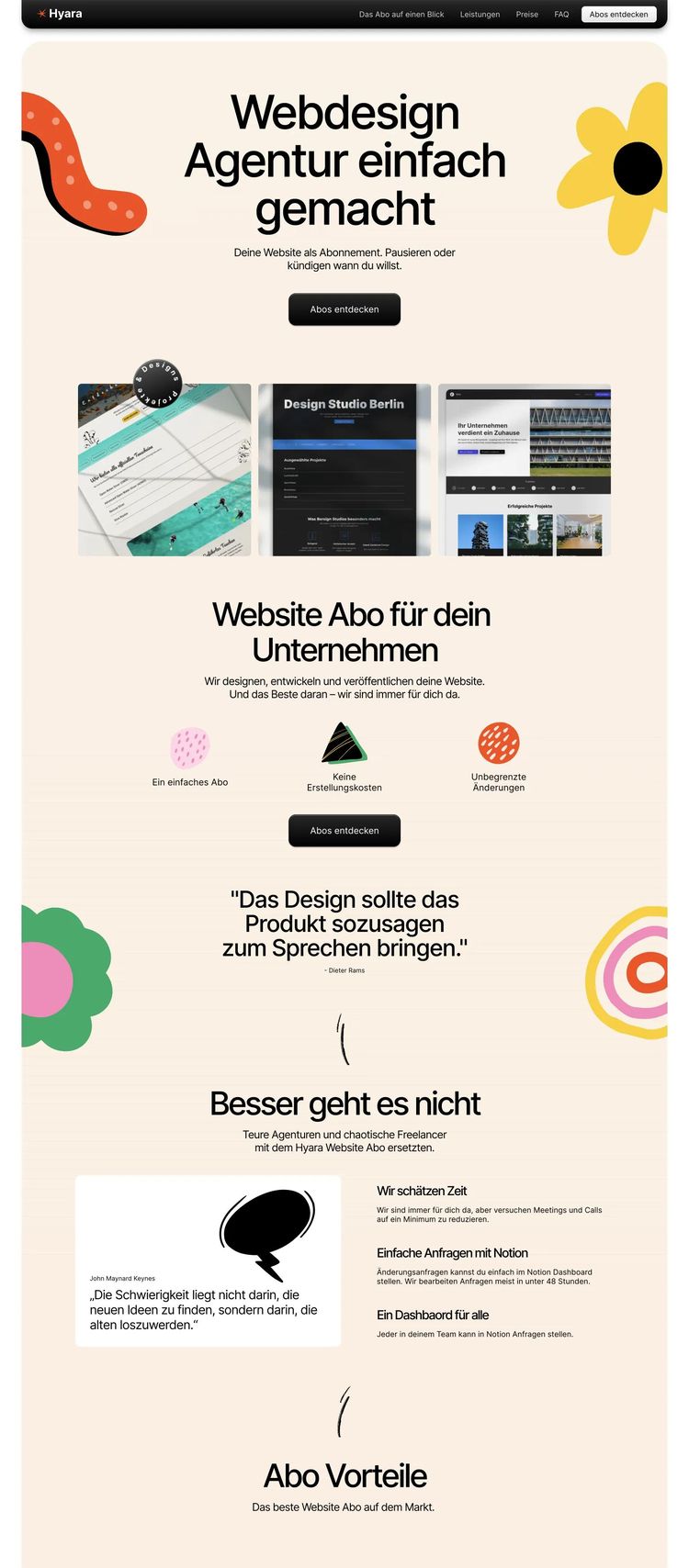 Screenshot 2 of Hyara (Example Framer Web Developer Portfolio Website)