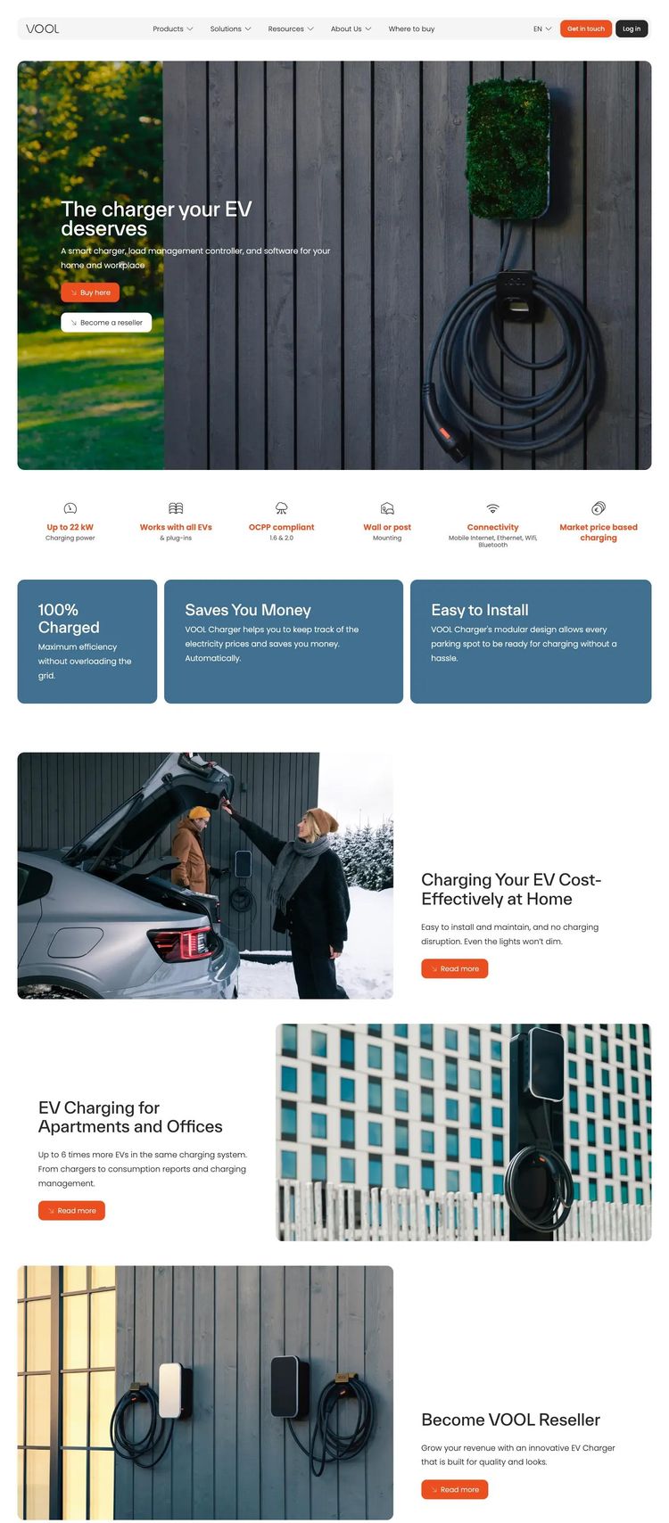 Screenshot 2 of VOOL (Example Squarespace Software Development Website)