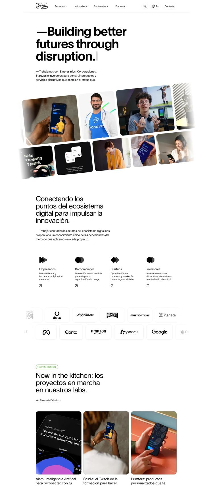Screenshot 2 of jekyll (Example Framer Business Consultant Website)