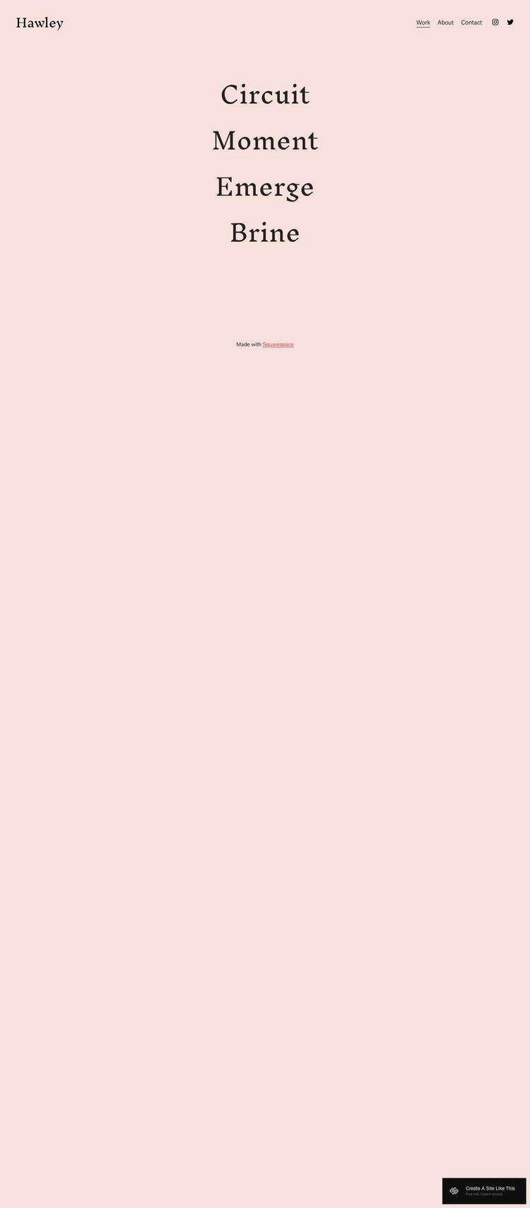Screenshot 1 of Hawley Template