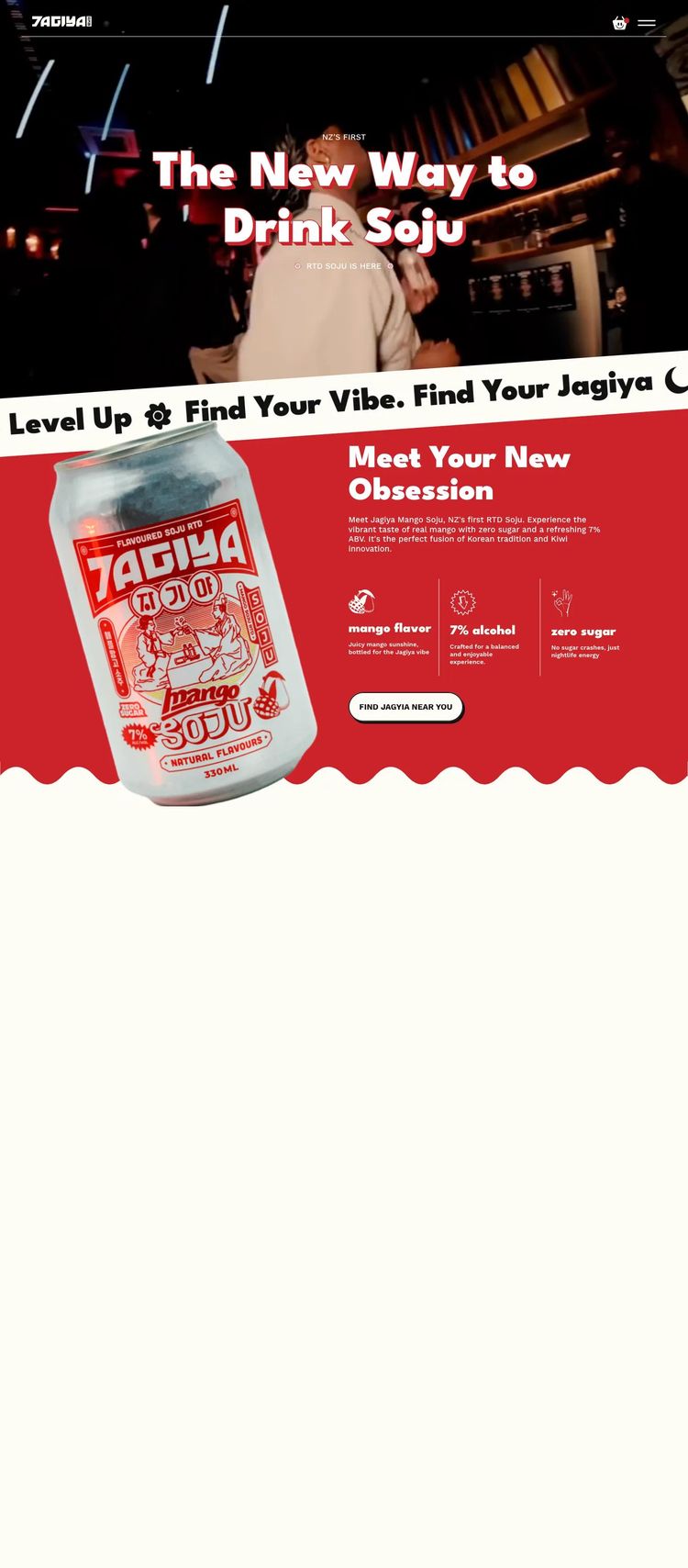 Screenshot 2 of Jagiya (Example Framer Food and Beverage Website)