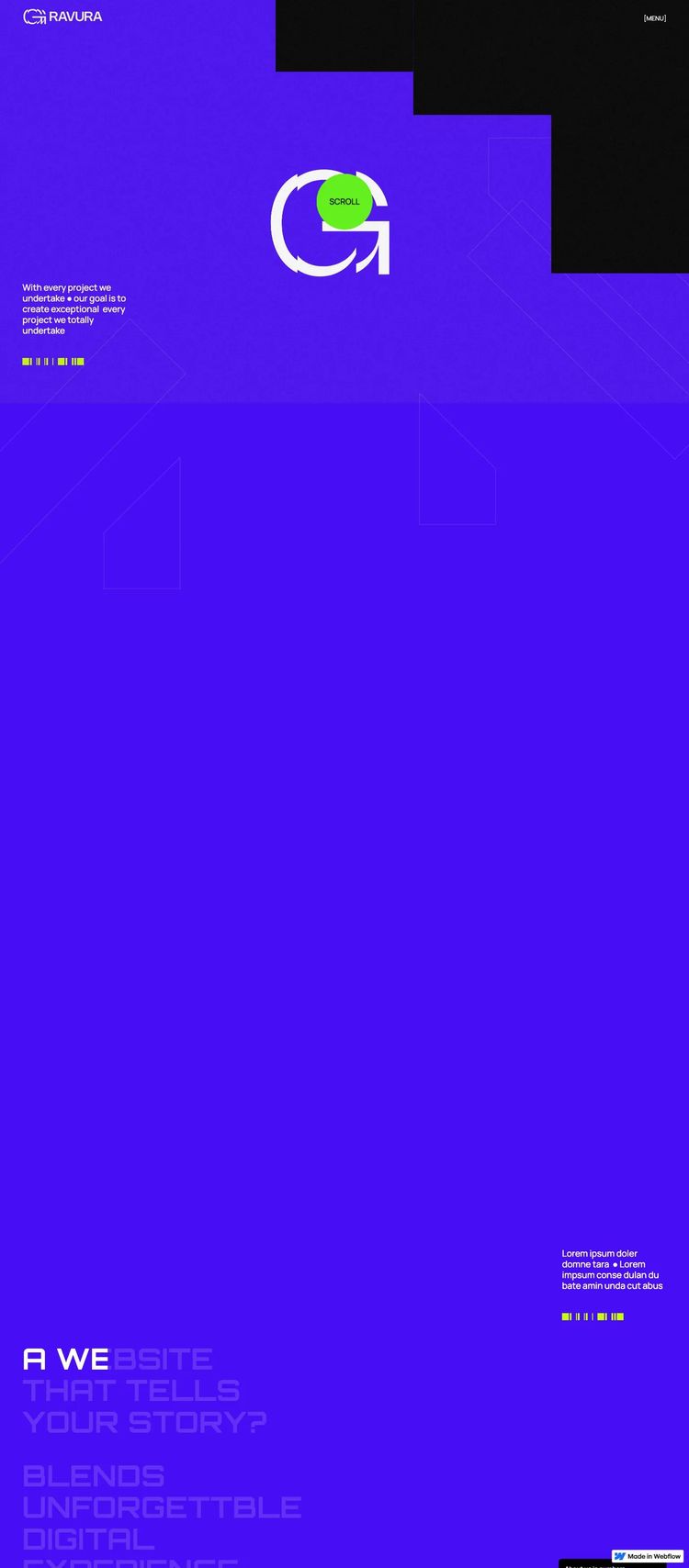 Screenshot 1 of Gravura Template