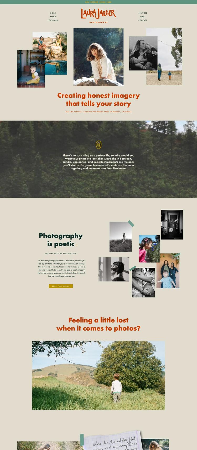 Screenshot 2 of Laura Jaeger Photography (Example WordPress Photography Website)