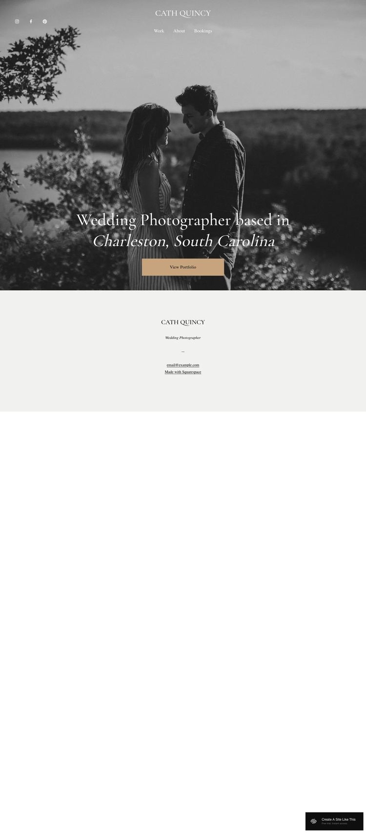 Screenshot 1 of Quincy Template