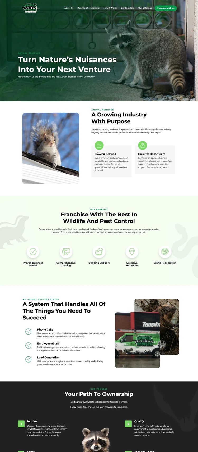 Screenshot 2 of Animal Remover (Example WordPress Pest Control Website)