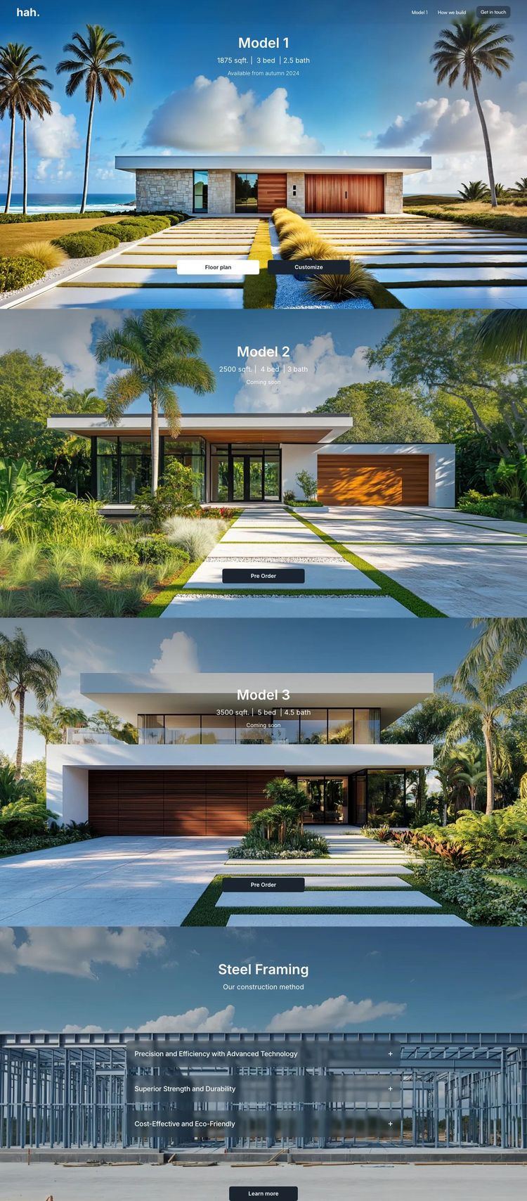 Screenshot 2 of Have A Home (Example Framer Real Estate Agent Website)