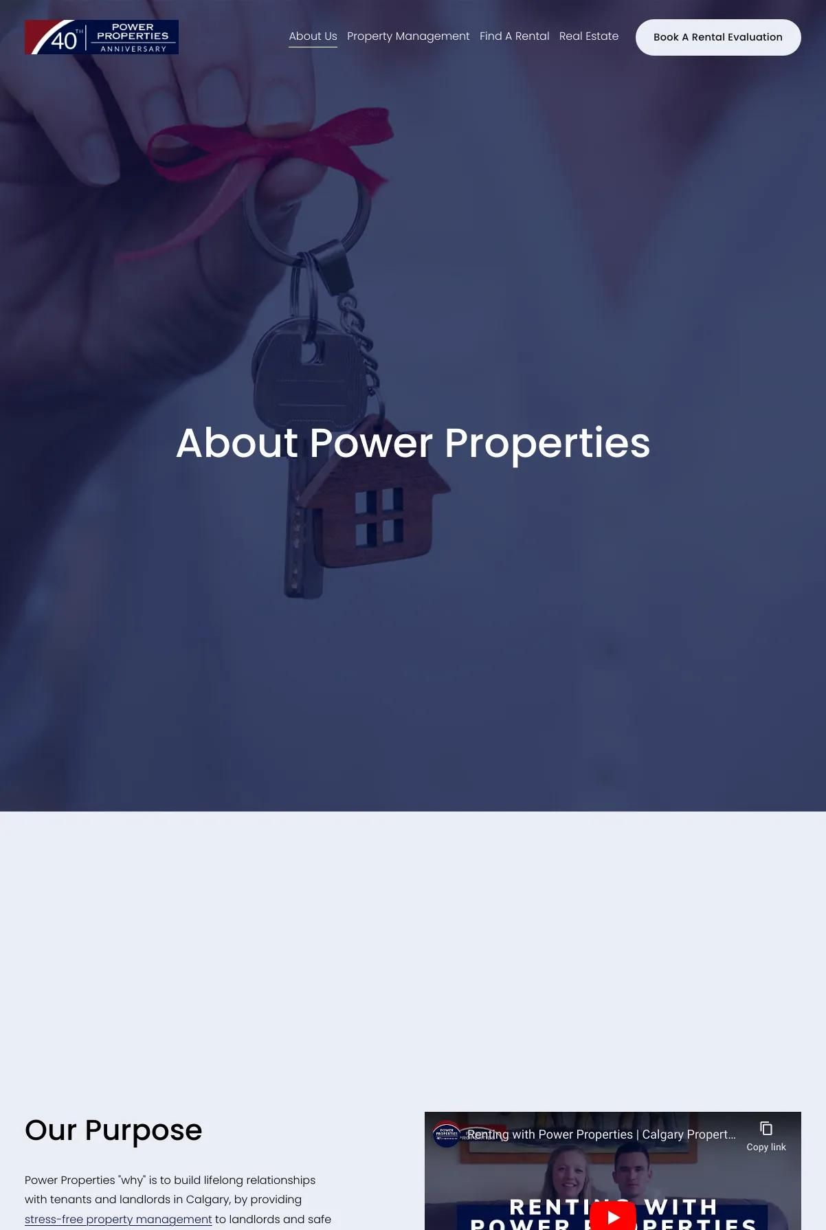Screenshot 2 of Power Properties (Example Squarespace Real Estate Website)