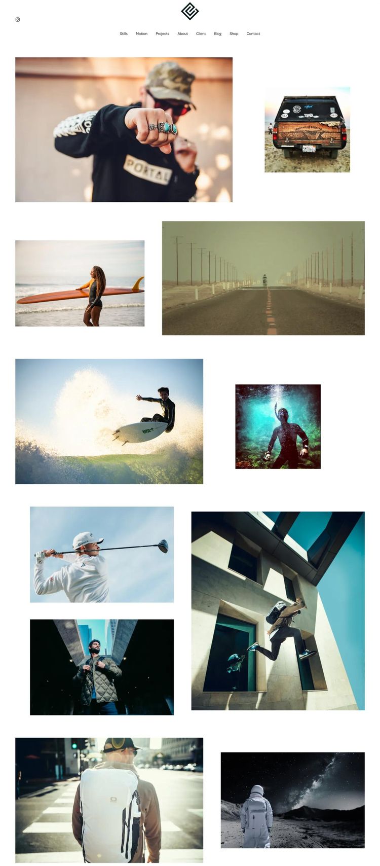Screenshot 1 of Cliff Endsley (Example Squarespace Photography Website)