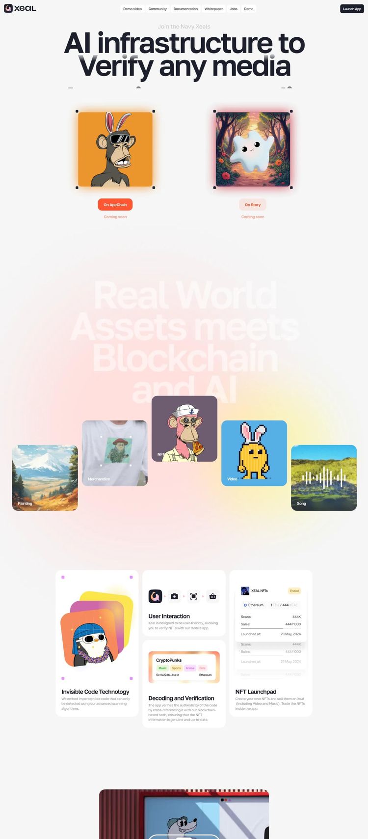 Screenshot 2 of Xeal (Example Webflow Cryptocurrency Website)