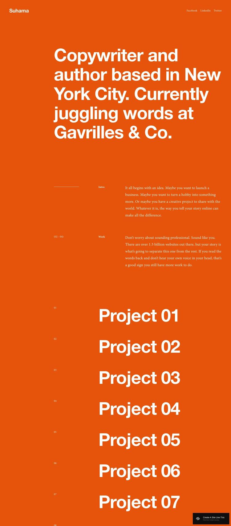 Screenshot 1 of Suhama Template