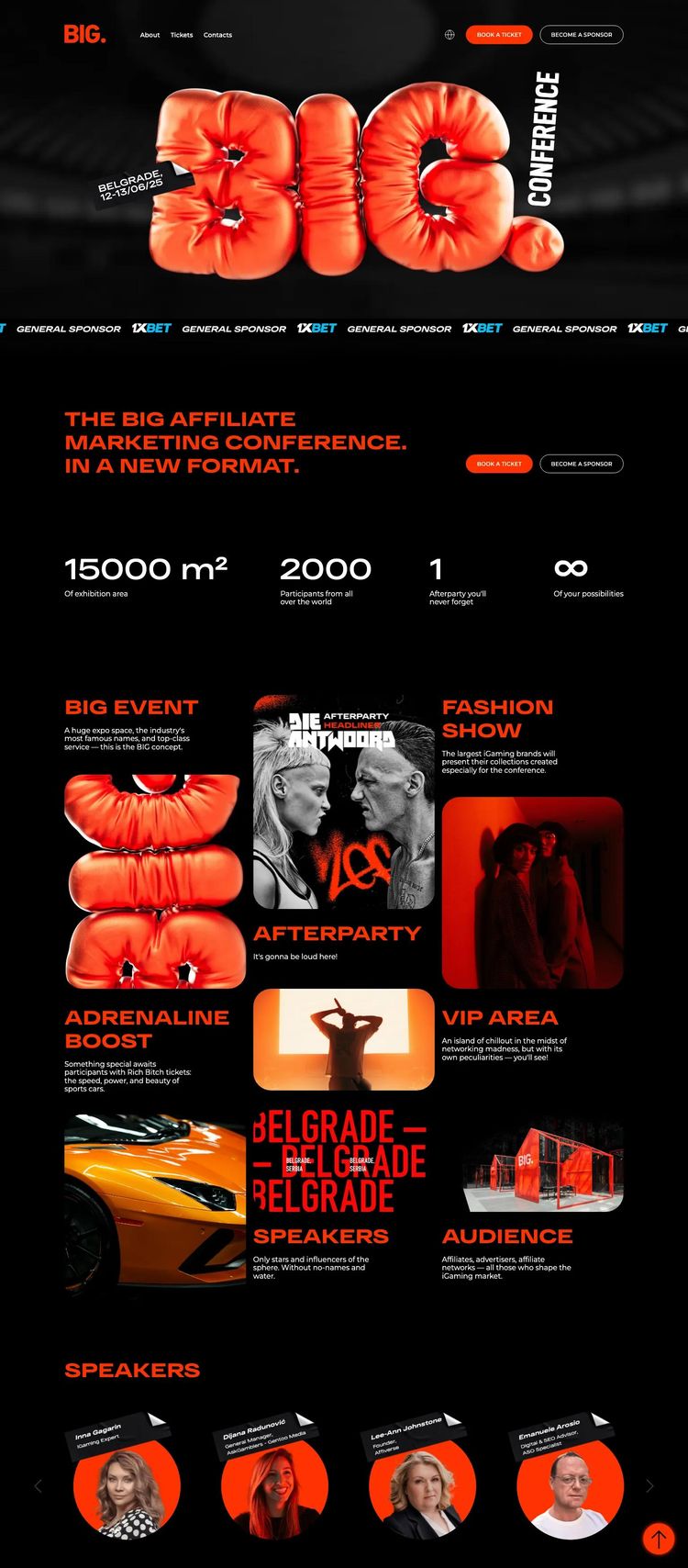 Screenshot 2 of The Big Affiliate Marketing Conference (Example WordPress Conference Website)