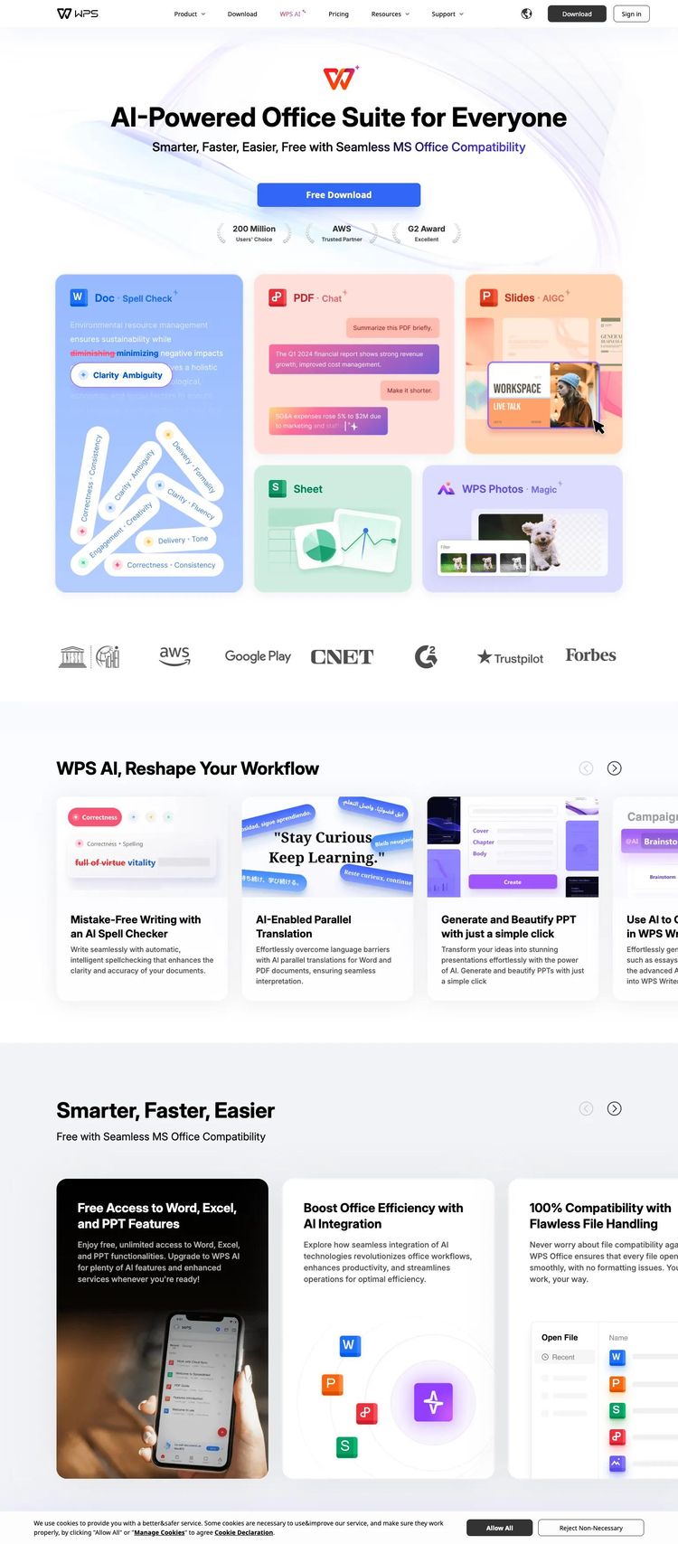Screenshot 2 of WPS (Example Vue Productivity and Collaboration Website)