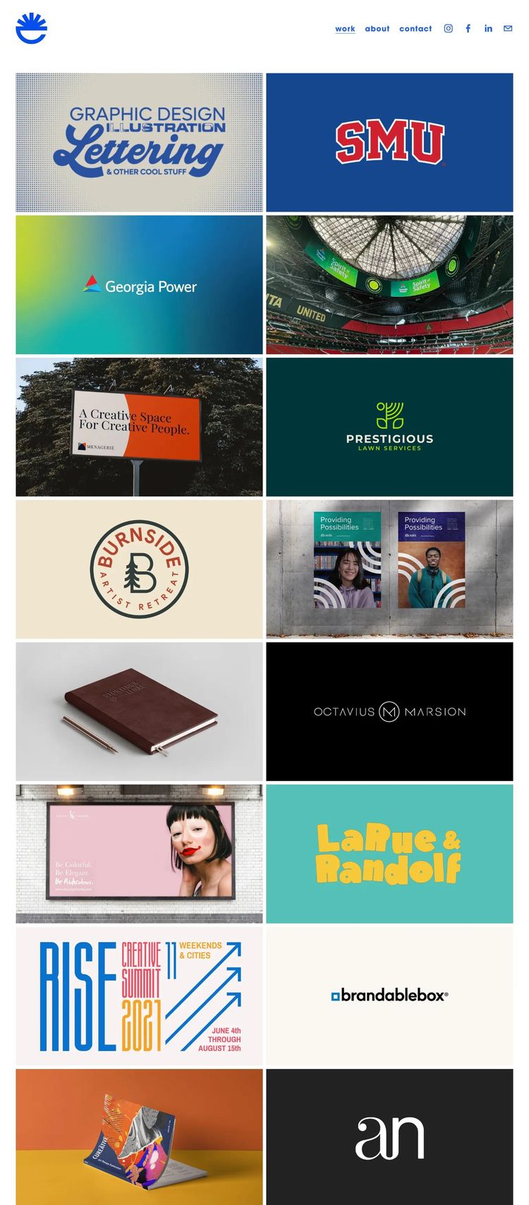 Screenshot 1 of Edwin Villalba (Example Squarespace Design Portfolio Website)