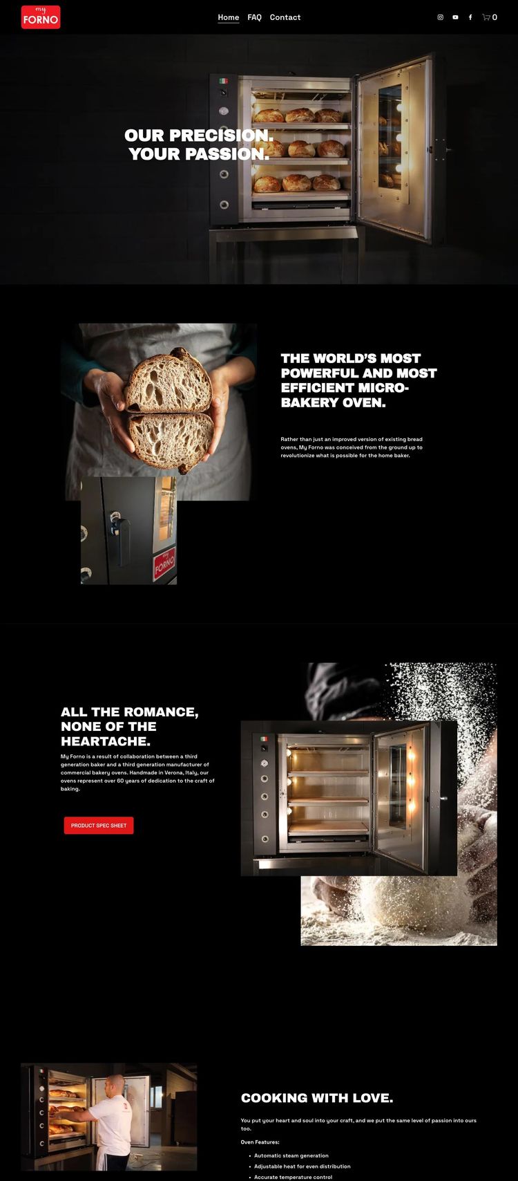 Screenshot 2 of My Forno (Example Squarespace Ecommerce (General) Website)