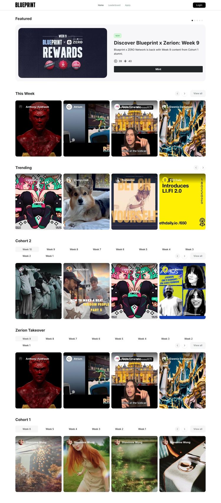Screenshot 2 of BP (Example Next.js Gaming and Interactive Website)