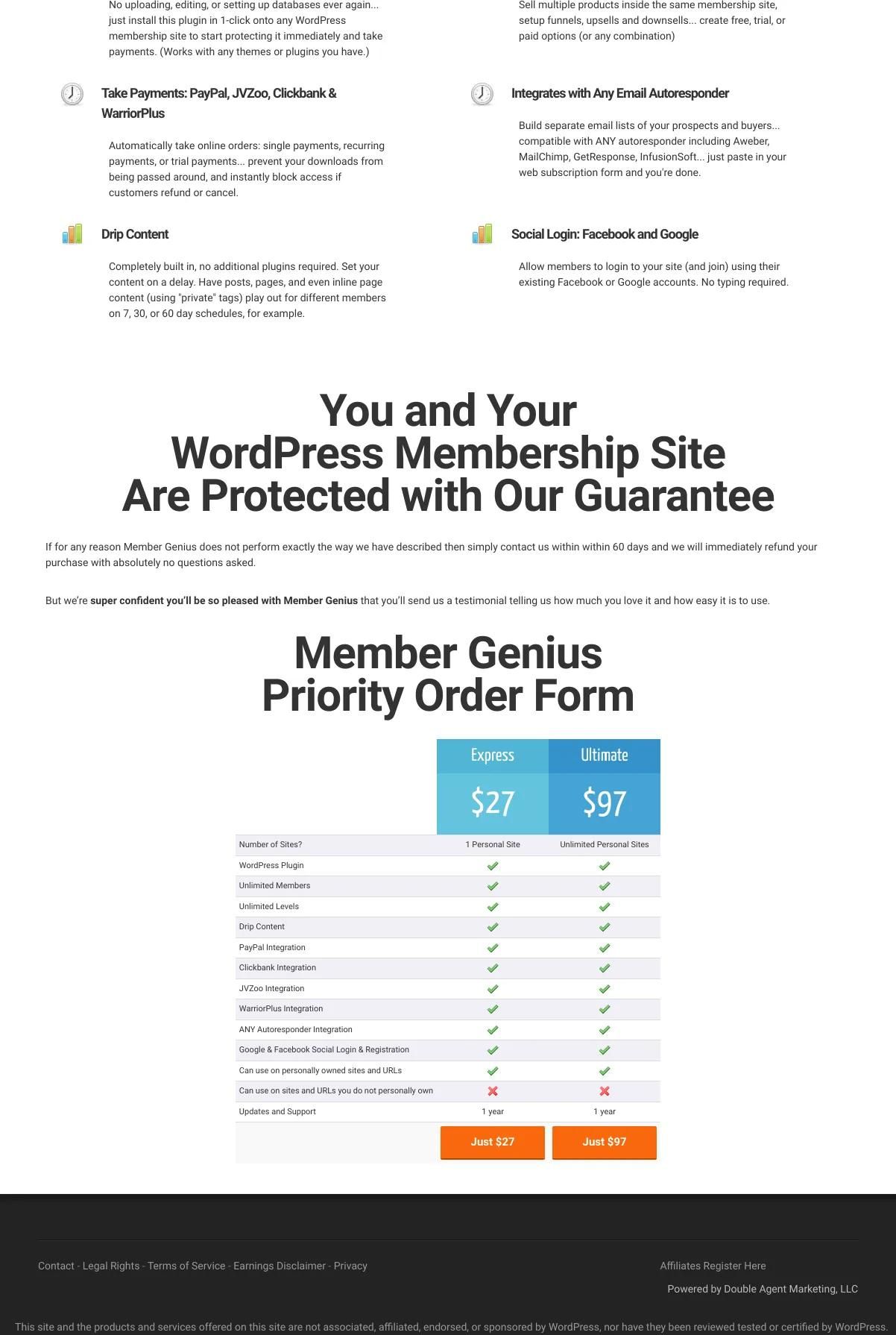 Screenshot 2 of Member Genius (Example ThriveCart Website)