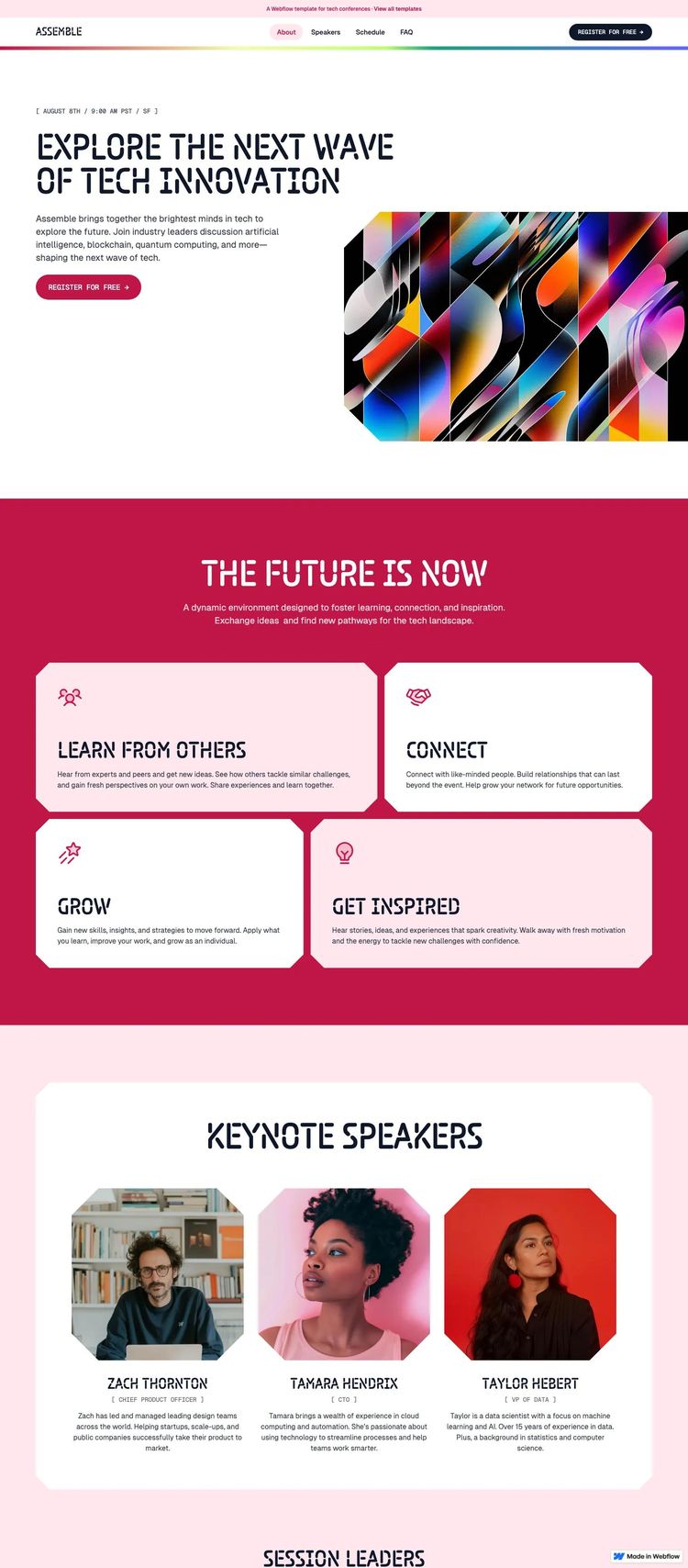 Screenshot 1 of Assemble Template