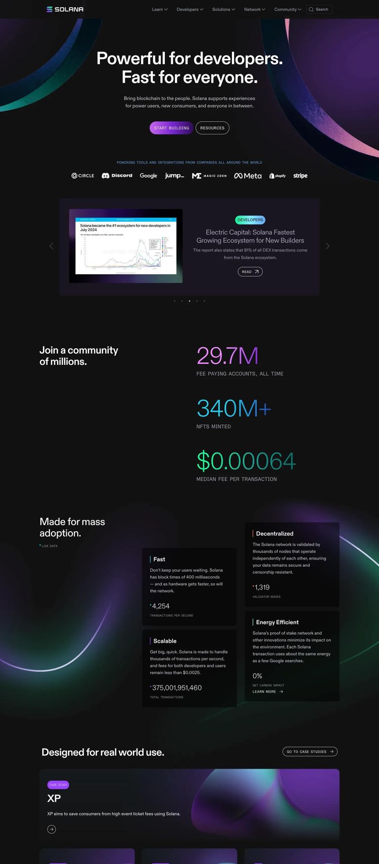 Screenshot 2 of Solana (Example Next.js Cryptocurrency Website)