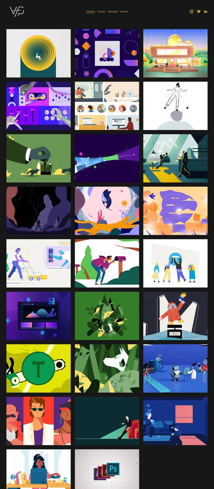 Screenshot 2 of Very True Story (Example Squarespace Video Editing Website)