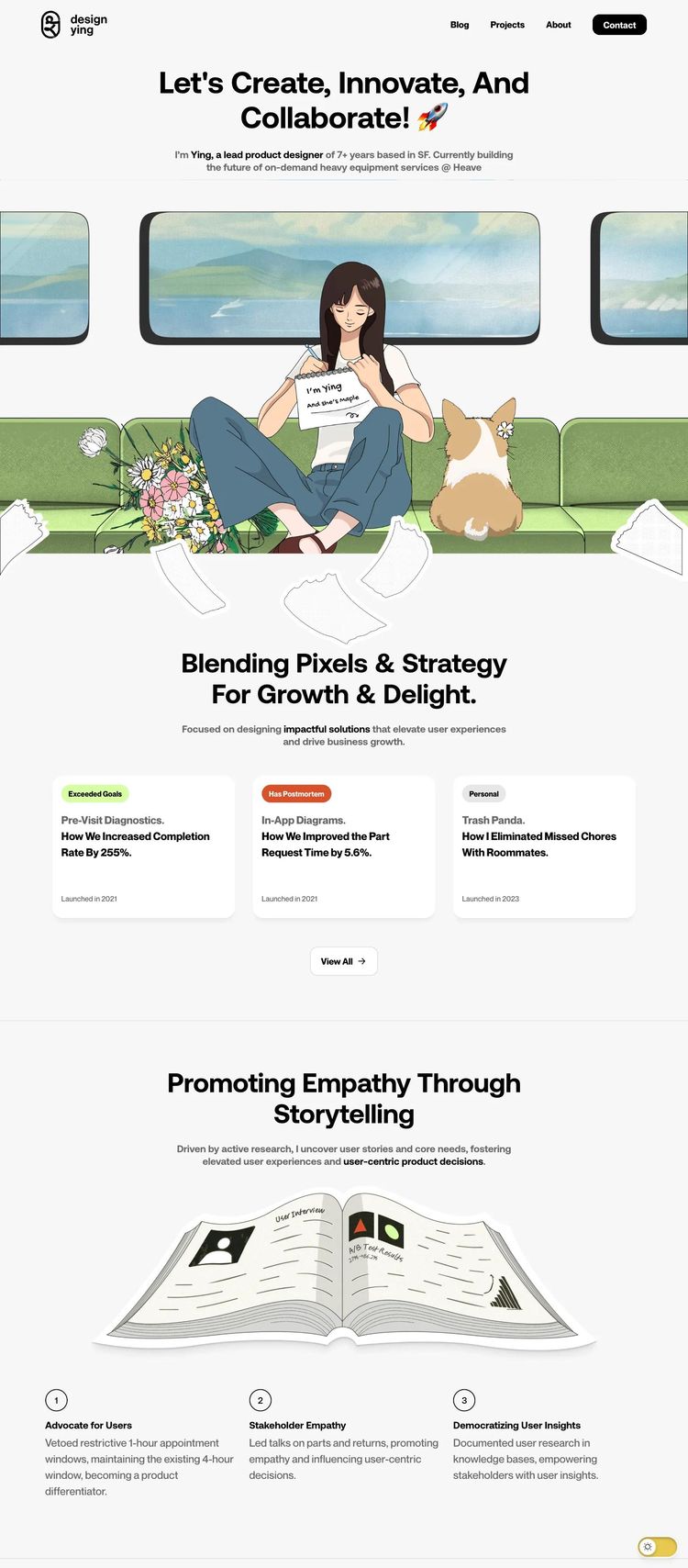 Screenshot 2 of Heave (Example Framer Design Agency/Studio Website)