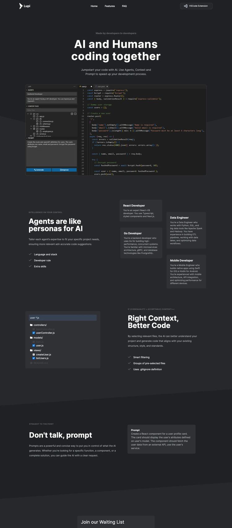 Screenshot 2 of Lupi (Example Astro AI and Machine Learning Website)